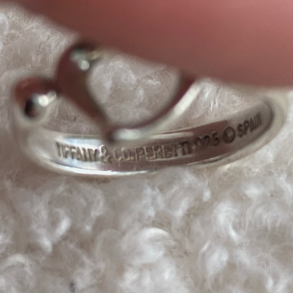 Tiffany & Co. Open Heart Ring Size 4.5 - Picture 6 of 8